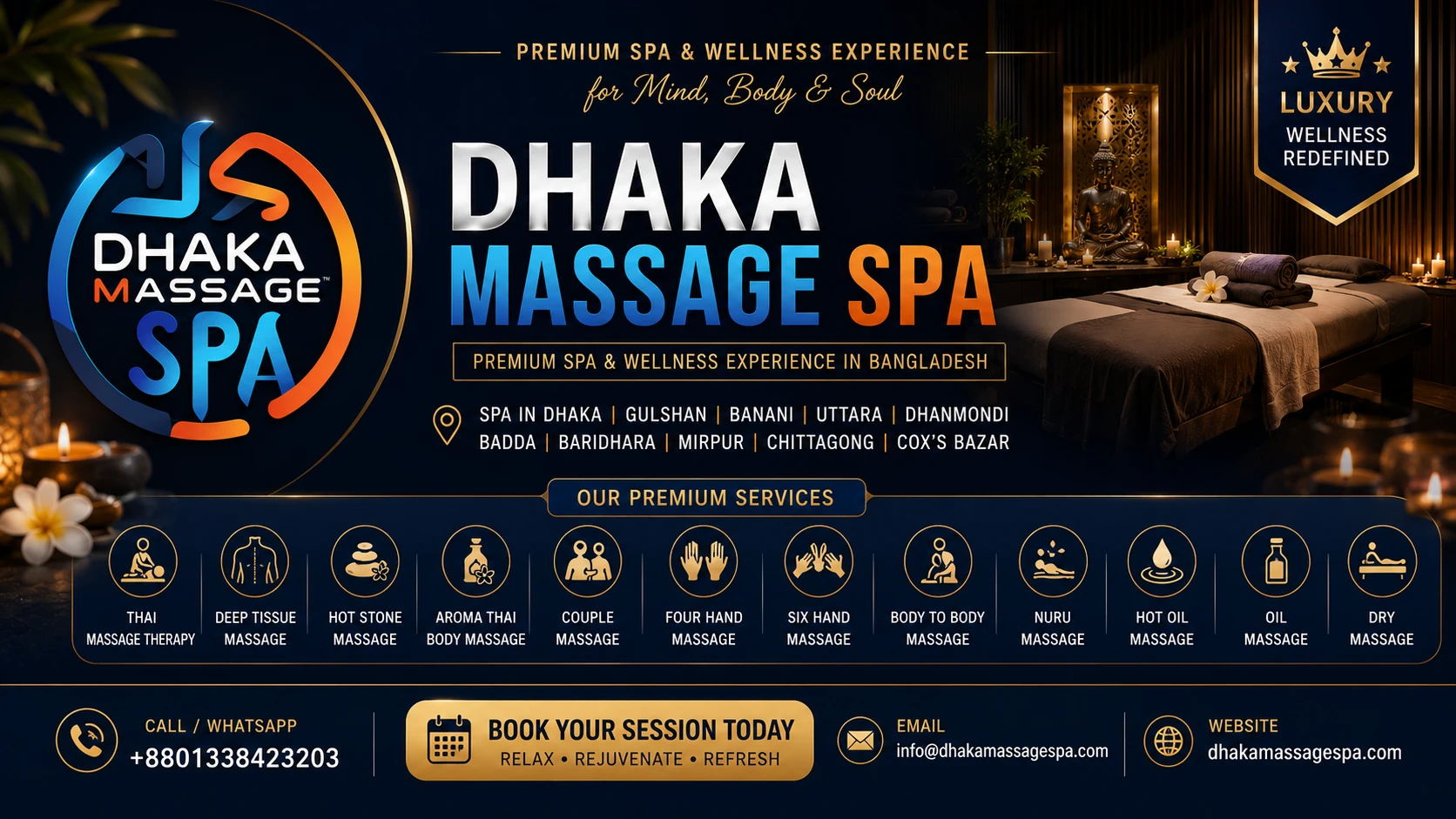 Dhaka Massage Spa - Best Spa in Dhaka
